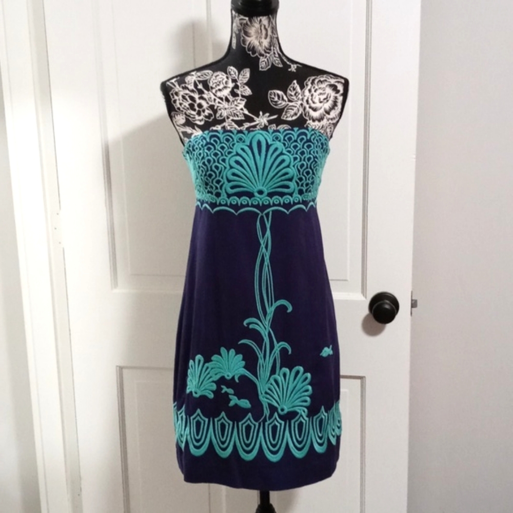 🐟HTF Lilly Pulitzer🐟 - Bowen Embroidered Dress